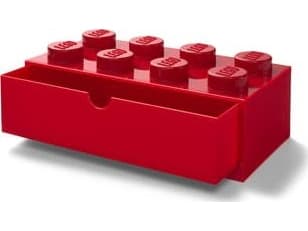 Room Copenhagen LEGO Desk Drawer 8 , storage box (red, knobs)