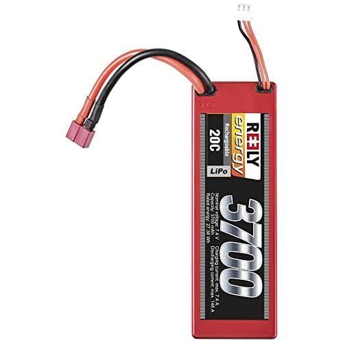 Reely Modellbau batteripaket (LiPo) 7,4 V 3700 mAh Antal celler: 2 20 C Stick Hardcase T-socket (RE-7838415)
