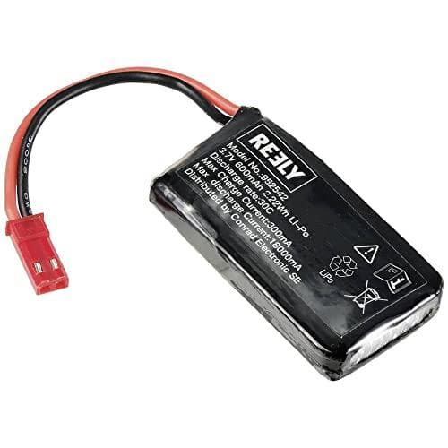Reely Modellbau batteripakke (LiPo) 3,7 V 600 mAh Antal celler: 1 30 C blødt etui (RE-7868136)