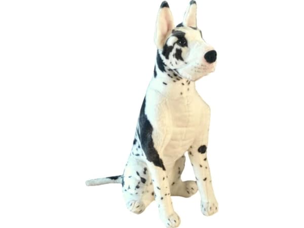 Dubi Plush *PLUSZ hund, 64 cm, Grand Danois, flekkete