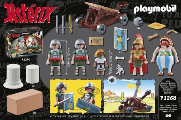 Playmobil Asterix Numerobis og kampen. Produkttype: Legetøjsfigursæt, Anbefalet alder (min.): 5 år (71268)