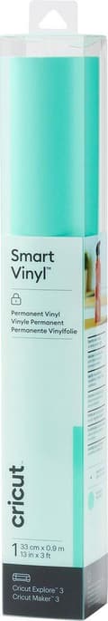 Miniatyrbillede 2 af 5: Cricut Smart Vinyl Permanent. Produkttype: Varmebestandig vinylrulle, Farve på produkt: Mint, Farve: Monokromatisk. Bredde: 330 mm, længde (mm): 900 m