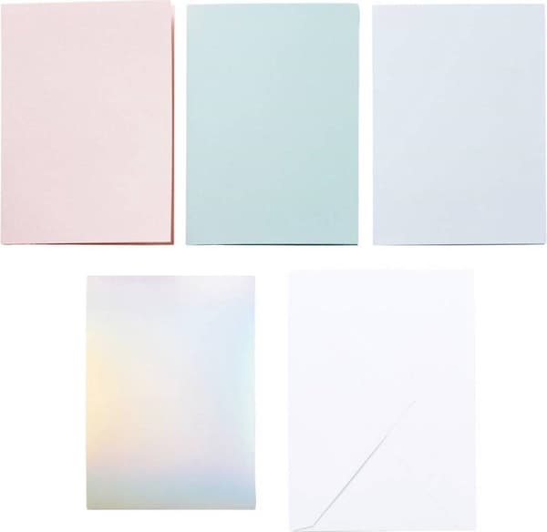 Cricut Cut-Away Cards Pastel R10 Card Set Tulip Blue Powder (2009482)