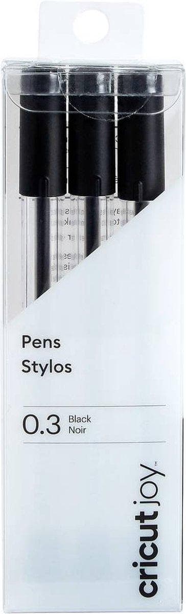 Cricut Joy™ 0,3 mm pennuppsättning om 3 svarta (2007088)