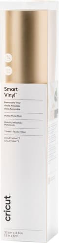 Pikkukuva 2 / 8: Cricut Smart Vinyl Irrotettava Foil Champagne (2009926)