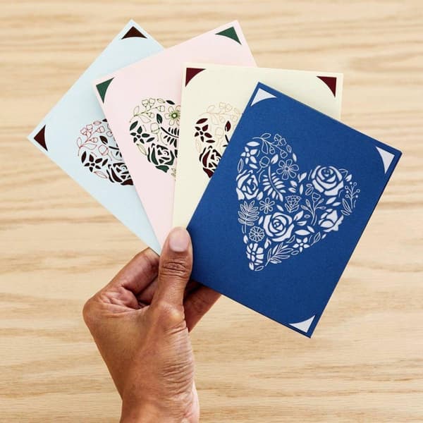 Cricut Insert Cards Rainbow R10 Card Set Punainen Sininen Vihreä (2009467)