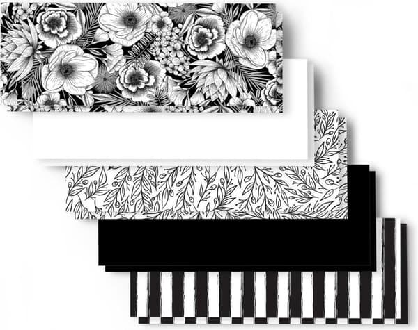 Cricut Joy självhäftande baksida Deluxe pappersdesignsats svart, vit (2008049)