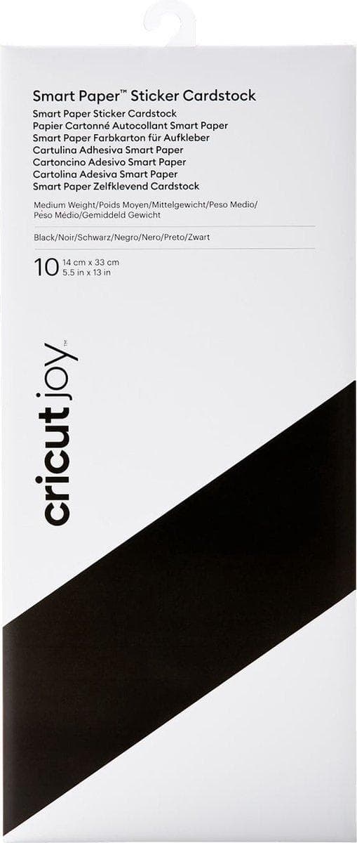 Cricut Joy Smart Sticker Cardstock Cardstock -kortti, musta (2008869)