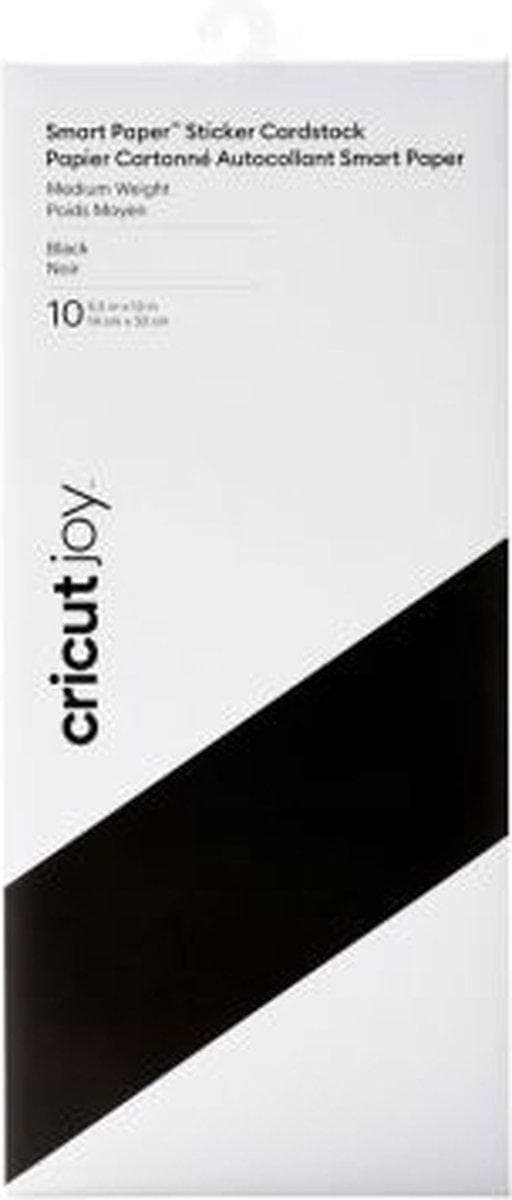 Cricut Joy Smart Sticker Cardstock Cardstock -kortti, musta (2008869)