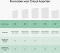 Miniatyrbillede 6 af 7: Cricut indstikskort Glitz & Glam R40 kortsæt taupe, creme, hvid (2009470)