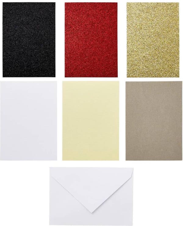 Cricut indstikskort Glitz & Glam R40 kortsæt taupe, creme, hvid (2009470)