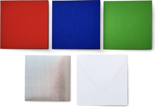 Cricut Insert Cards Rainbow S40 Card Set Punainen Sininen Vihreä (2009475)