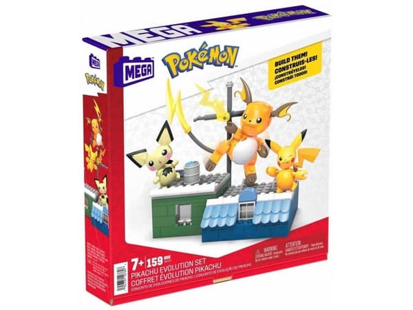 Mattel MEGA Pokémon Pikachu Evolution Set Construction Toy
