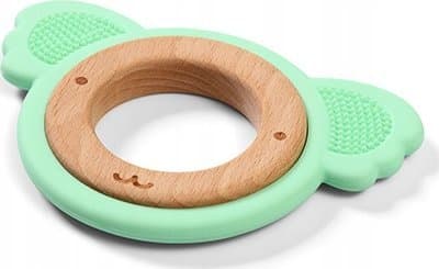 Babyono BABY ONO-1076/01-WOODEN KEEPER SILICONE KOALA