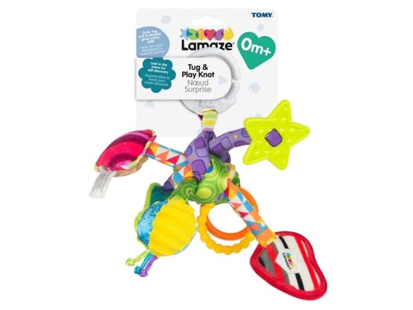 Lamaze Tug spille knute pakabinamas žaislas kūdikiui