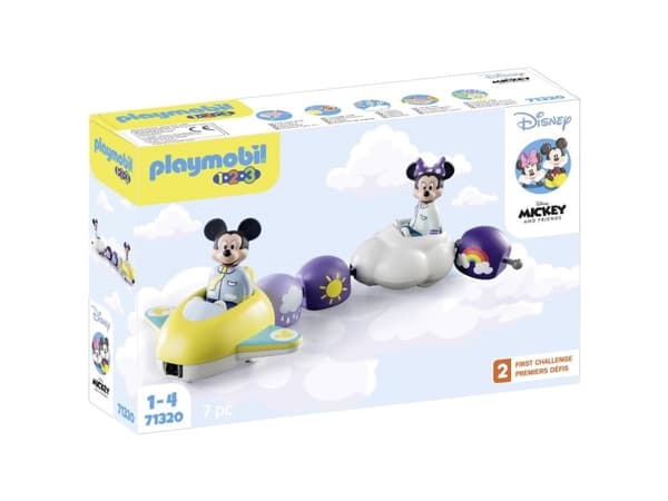Playmobil Playmobil Disney & Mickey and Friends 1.2.3 & Disney: Przejażdżka w chmurach Miki i Minnie 71320