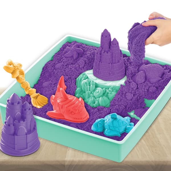 Kinetic Sand Sandbox Lekeset Lila