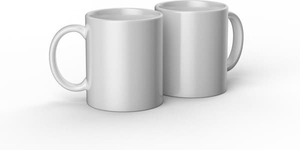 Cricut mugg vit - 350ml - 2 st