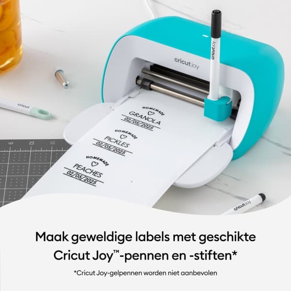 Cricut Joy Smart Label - kirjoitettava vinyyli - pysyvä - läpinäkyvä - 14x33cm - 4 arkkia
