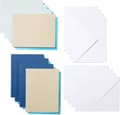 Miniatyrbillede 2 af 4: Cricut Joy™ Cutaway Cards Kortsæt Beige, Turkis (blank), Mørkeblå, Lyseblå