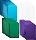 Pikkukuva 5 / 5: Cricut Transfer Foil Sheets Sampleri 10x15cm 24 arkkia (jalokivi)