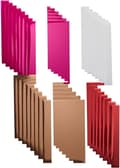 Miniatyrbillede 2 af 8: Cricut Transfer Folie Ark Sampler 10x15cm 24 ark (ruby)