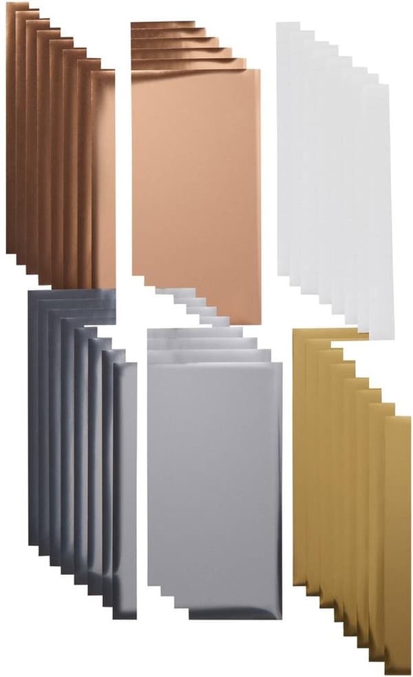 Cricut Transfer Folie Ark Sampler 10x15cm 24 ark (Metallic)