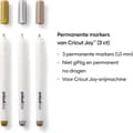 Miniatyrbild 3 av 11: Cricut Joy Permanent Markers - guld, silver, koppar - 1,0 mm - 3 stycken