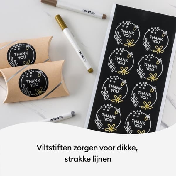 Cricut Joy Permanent Markers - guld, silver, koppar - 1,0 mm - 3 stycken
