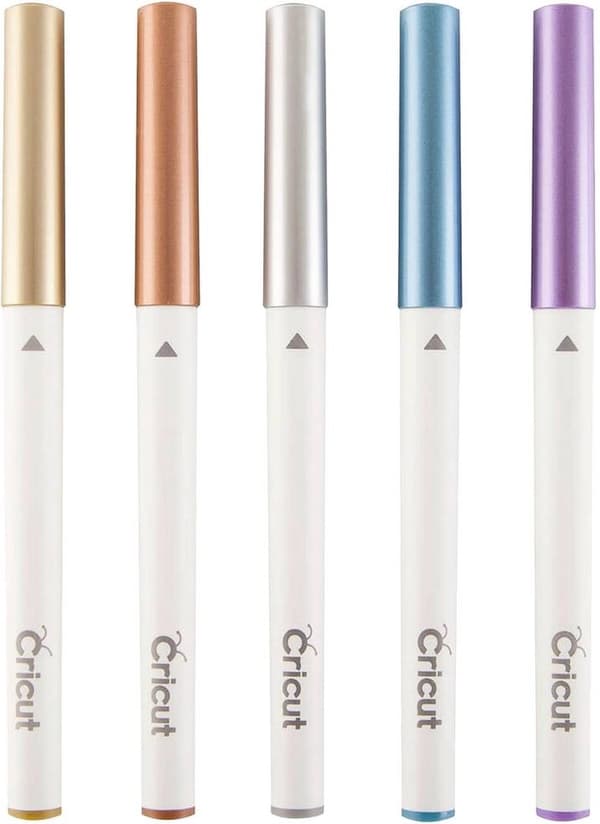 Cricut Explore/Maker Medium Point Pen Sæt 5-pak (Metallic)