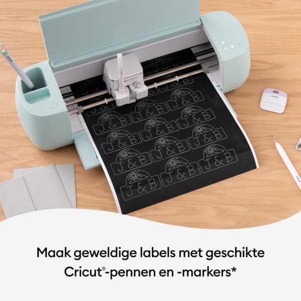 Cricut Smart Label - skrivbar vinyl - permanent - svart - 33x91cm
