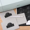 Miniatyrbild 11 av 11: Cricut Smart Label - skrivbar vinyl - permanent - svart - 33x91cm