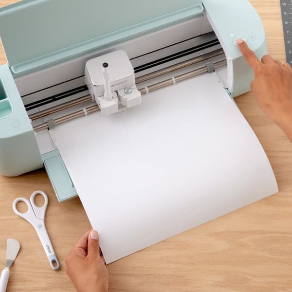Cricut Smart Label - skrivbar vinyl - permanent - vit - 33x91cm