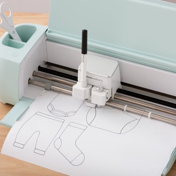 Cricut Smart Label - skrivbar vinyl - permanent - vit - 33x91cm