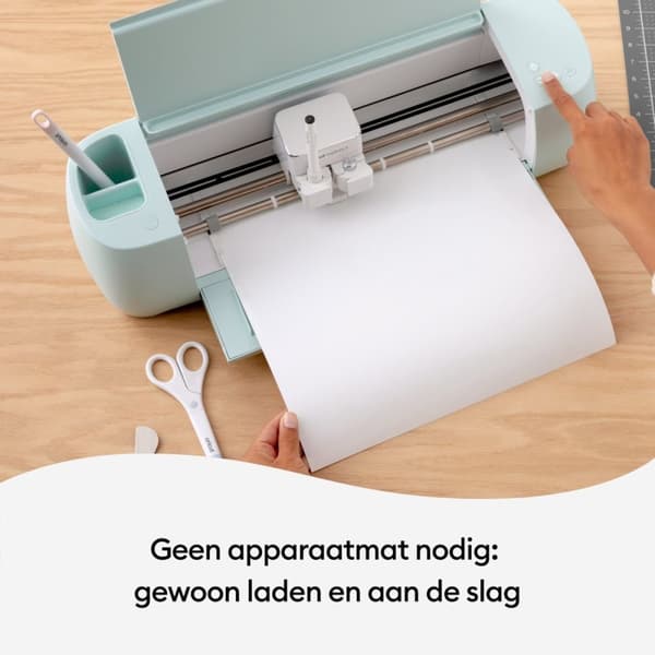 Cricut Smart Label - skrivbar vinyl - permanent - vit - 33x91cm