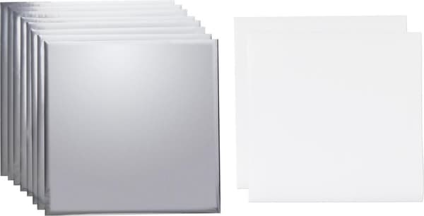 Cricut siirtokalvoarkit 30x30cm 8 arkkia (hopea)