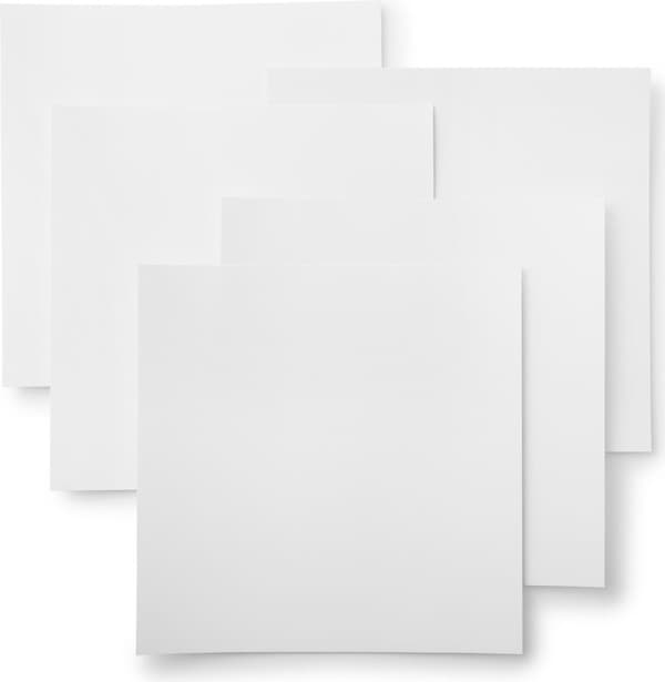 Cricut Smart Sticker Cardstock 33x33cm 10 ark (Vit)