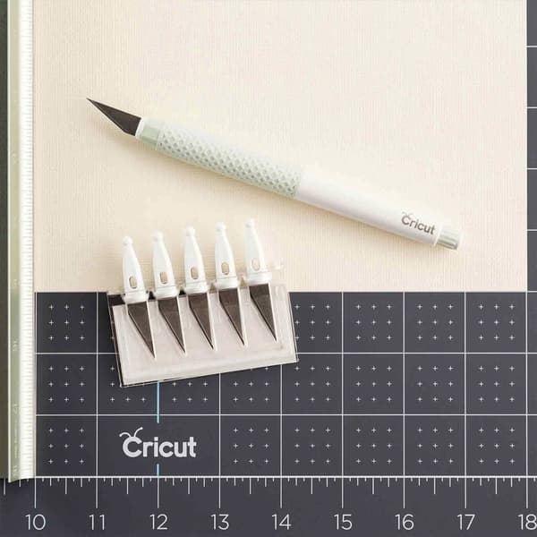 Cricut TrueControl-veitsisarja (minttu) 5x varaterällä