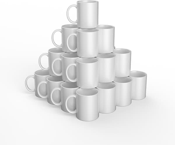 Cricut Mugg - Vit - 350ml - 36 st