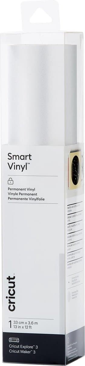 Cricut Smart Vinyl Permanent 33x366cm 1 ark (Shimmer Silver)