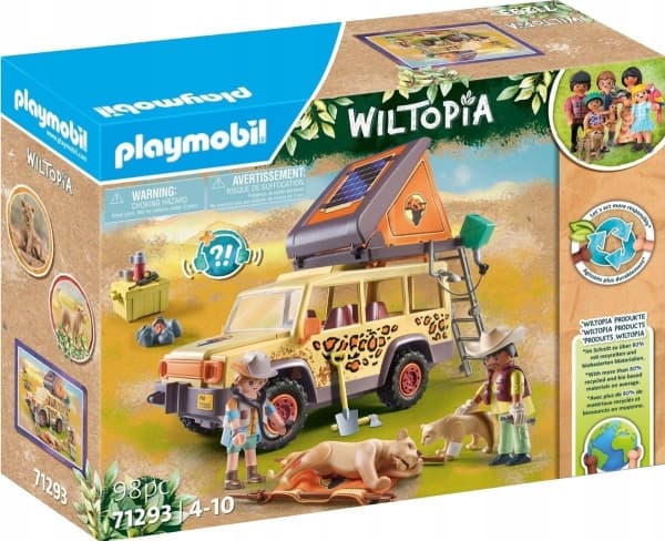 Playmobil Wiltopia Löwen, Buggy, 4 år, Flerfarget