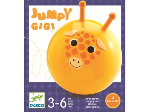 DJECO Jumpy Gigi, Jumbo speedball, 3 år