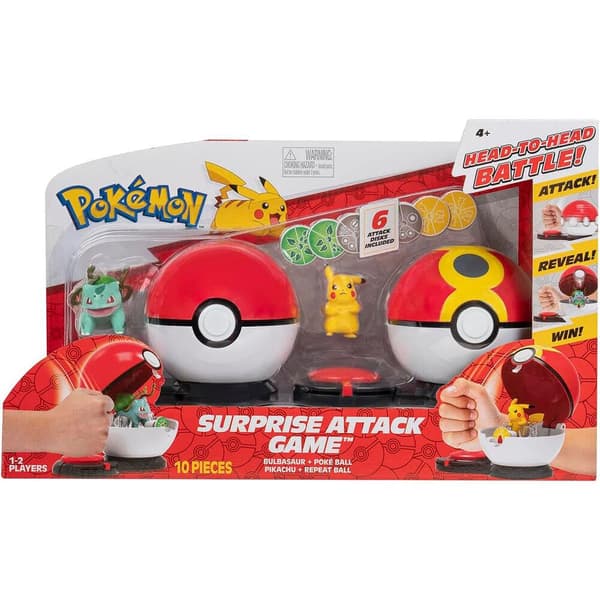 Pokemon Pikachu vs Bulbasaur attack game