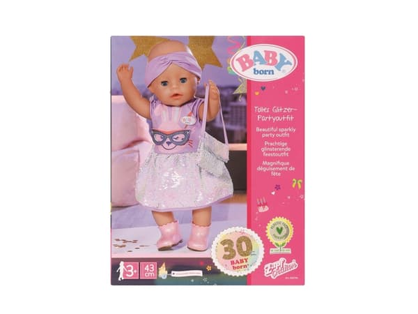 DUKKETILBEHØR - BB HAPPY BIRTHDAY ANTREKK 43 CM