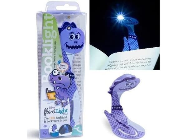 Thinking Gifts Flexilight Pals Dinosaur Purple Lampka do książki