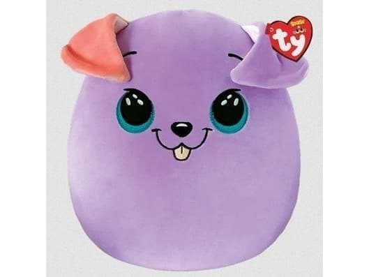 Squish-a-Boos mascot BITSY dog purple 30cm 39312