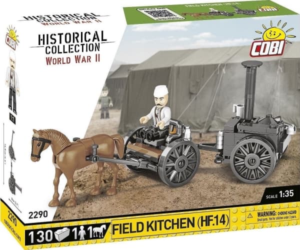 Cobi COBI 2290 Historical Collection WWII Kuchnia polowa Field Kitchen Hf.14 130kl