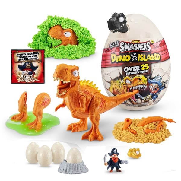 Æg med overraskelse Bizak Zuru Smashers Dino Island Epic Dinosaur Plastik