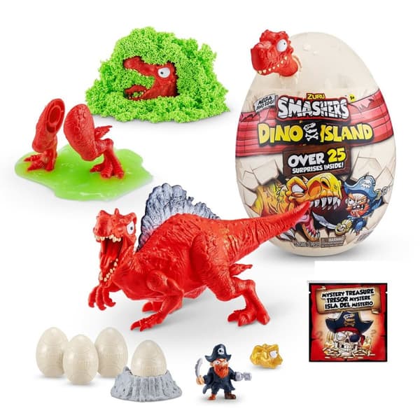 Æg med overraskelse Bizak Zuru Smashers Dino Island Epic Dinosaur Plastik