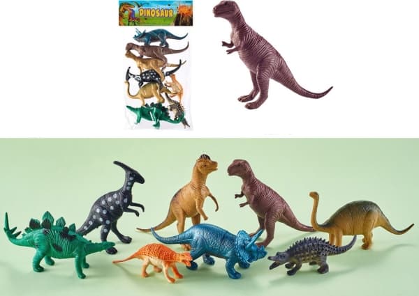 DINOSAURUKSET 8 KPL